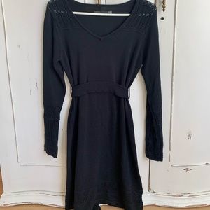 Prana sweater dress. Black. Size small.